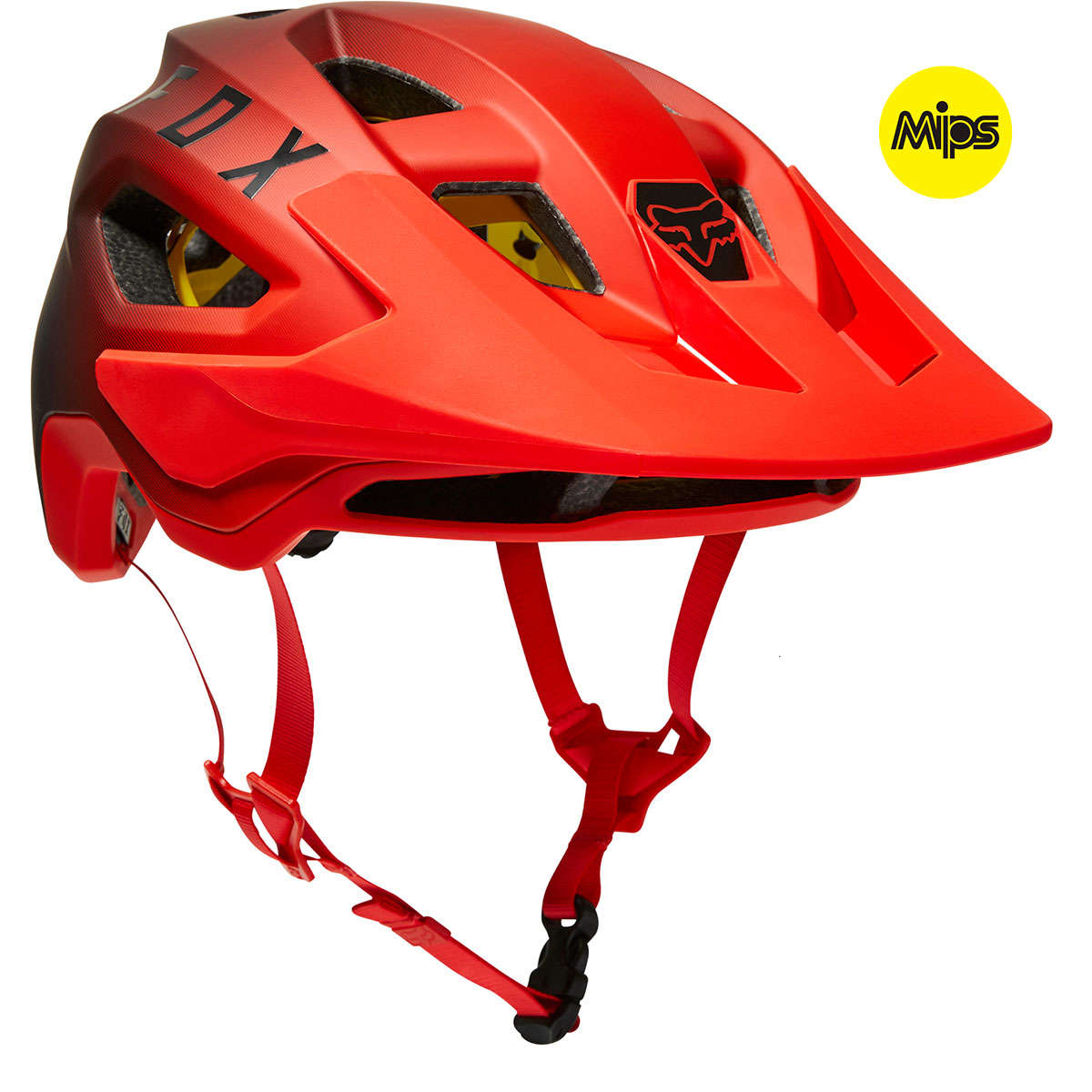 Fox Speedframe MIPS MTB Fietshelm Fluo Rood