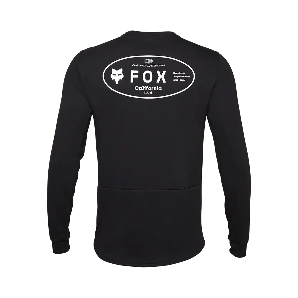 Fox Ranger DR MD MTB Fietsshirt Lange Mouwen Zwart Heren