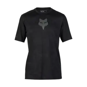 Fox Ranger Tru DRI MTB Fietsshirt Korte Mouwen Zwart Heren