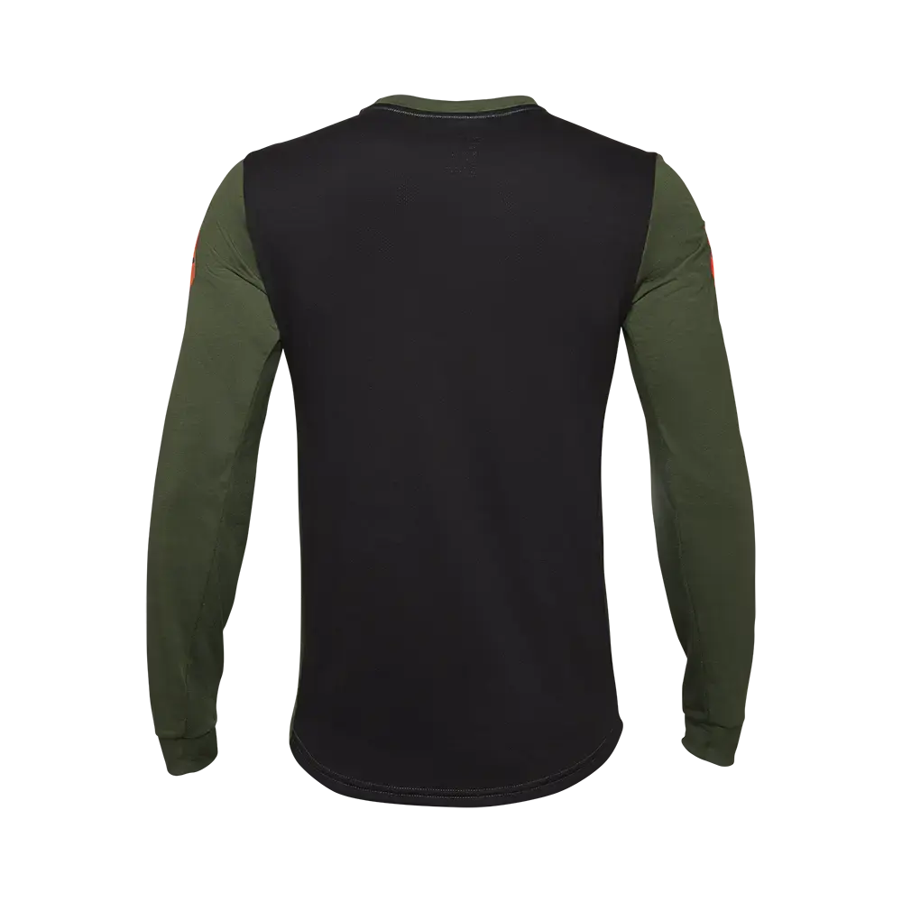 Fox Ranger DR Aviation MTB Fietsshirt Lange Mouwen Groen Heren