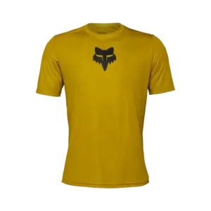 Fox Ranger Lab Head MTB Fietsshirt Korte Mouwen Geel Heren