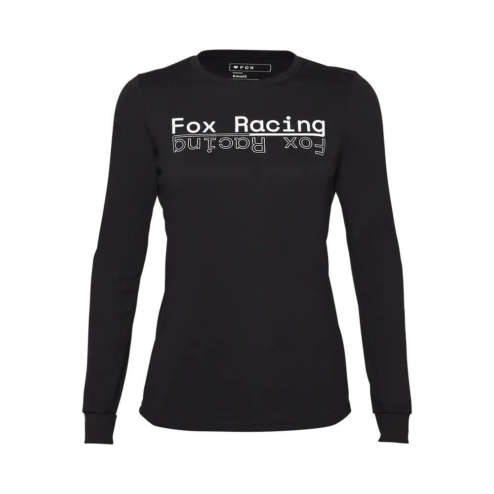 Fox Ranger DR MD MTB Fietsshirt Lange Mouwen Zwart Dames