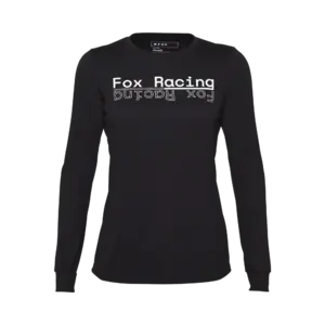 Fox Ranger DR MD MTB Fietsshirt Lange Mouwen Zwart Dames