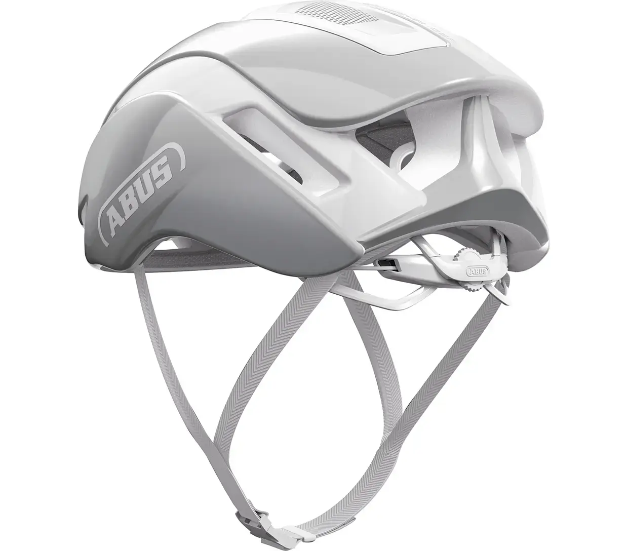 Abus Gamechanger 2.0 Race Fietshelm Pure Grijs