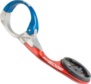 K-Edge Garmin Race Stuurhouder Rood/Grijs/Blauw 31.8mm