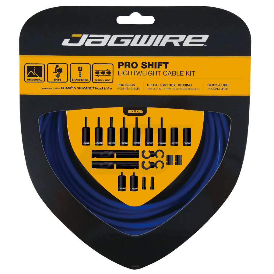 Jagwire 2X Pro Derailleurkabels Blauw