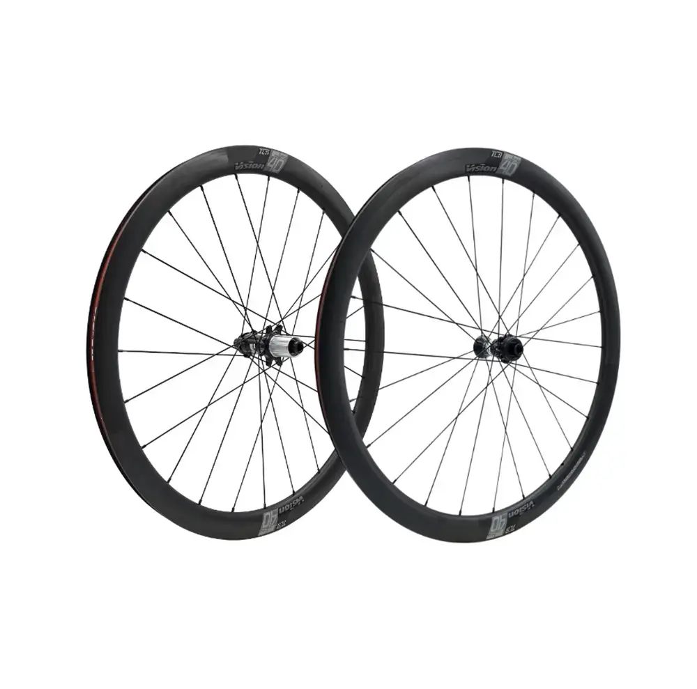 Vision SC 40 TLR Carbon Disc CL Race Wielset Zwart