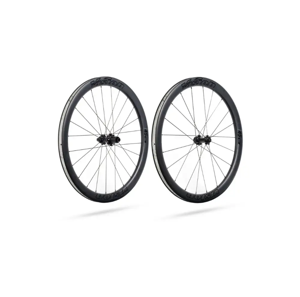 Vision SC 45 TLR Carbon Disc CL Race Wielset Zwart