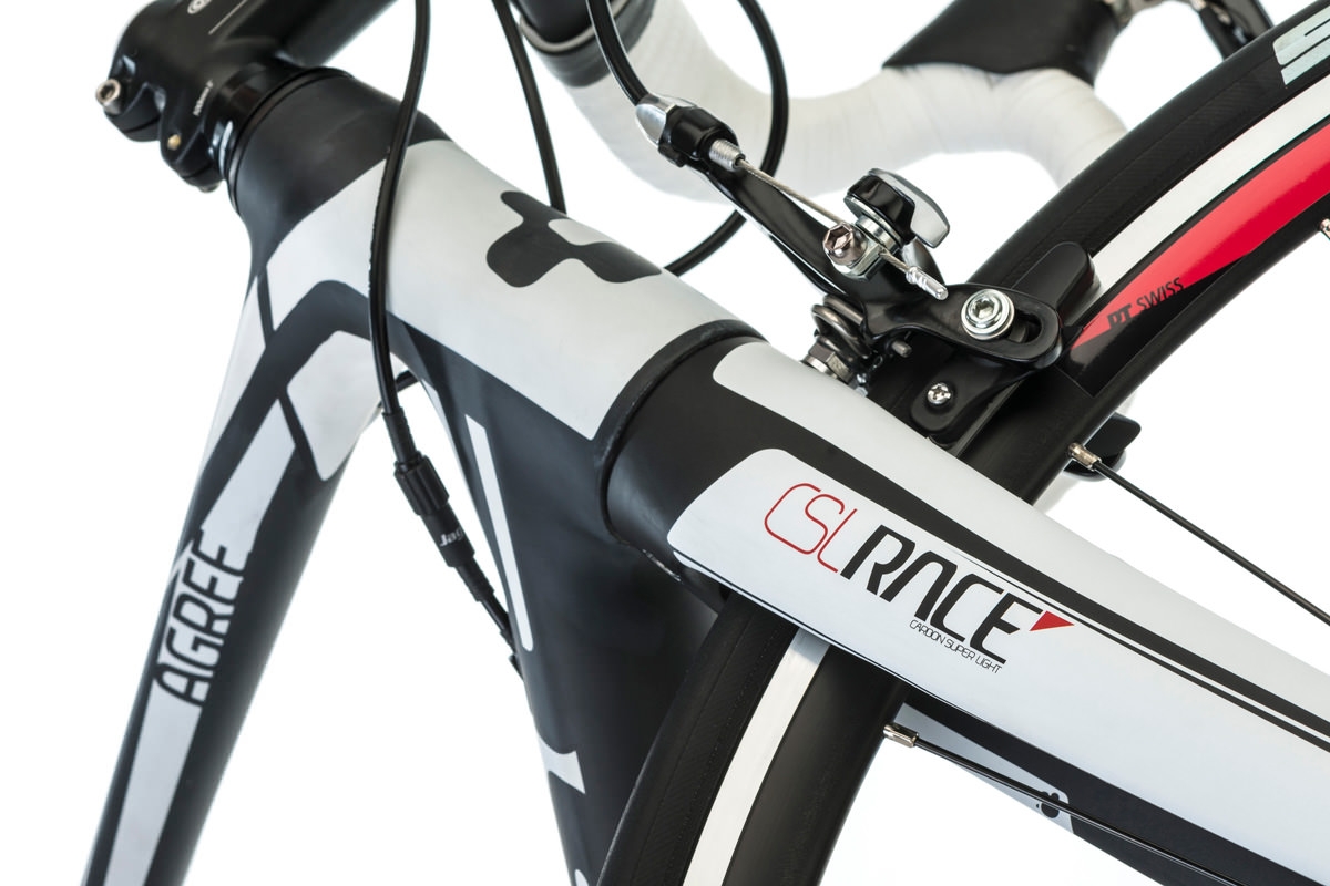 Cube Agree GTC SL Carbon Compact Racefiets Wit/Zwart