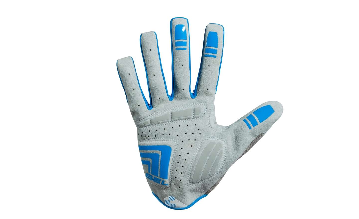 Cube WLS Gloves Natural Fit LTD Handschoenen Dames Wit Blauw