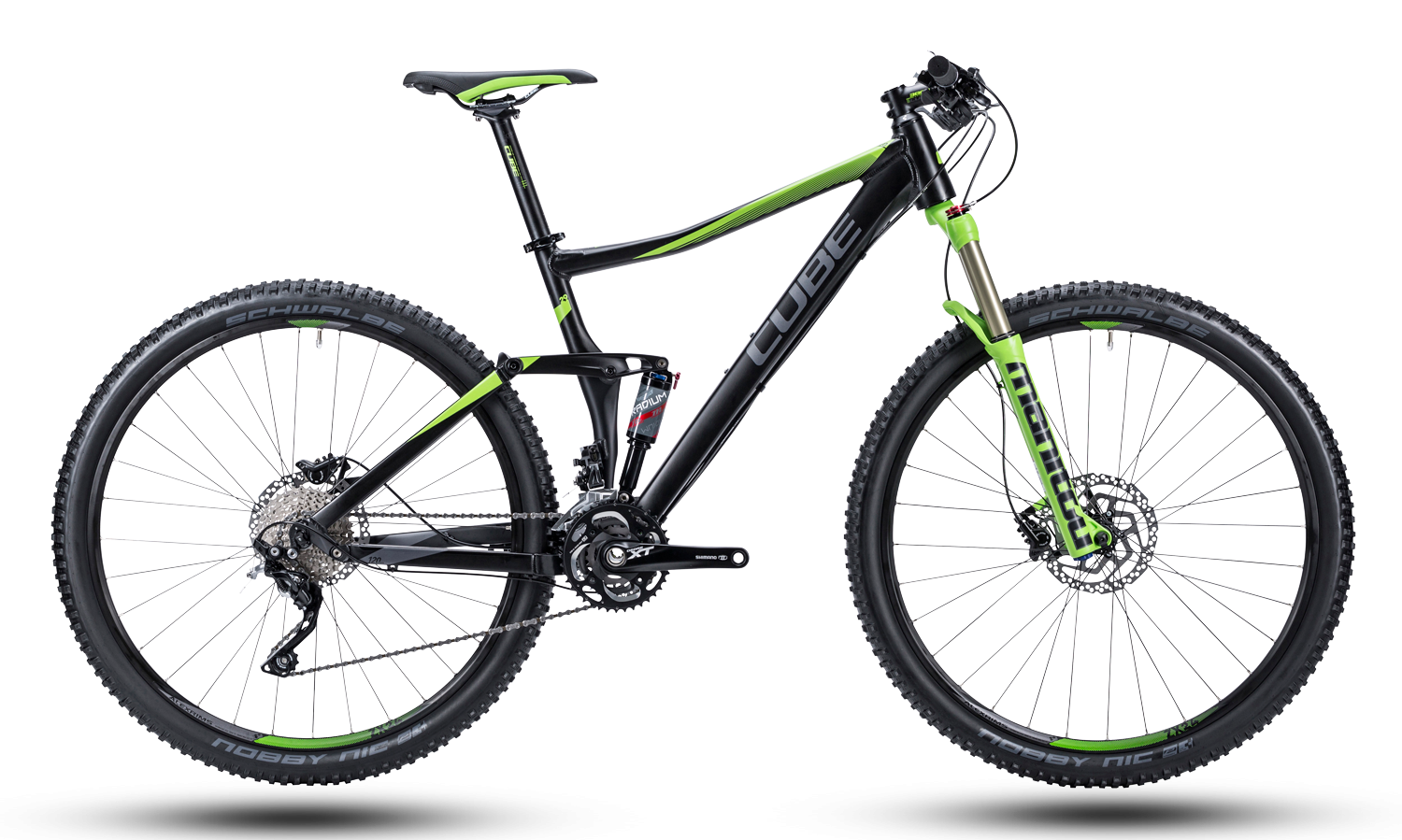 Cube Stereo 120 HPA 29 black´n´grey´n´green Full Suspension Mountainbike