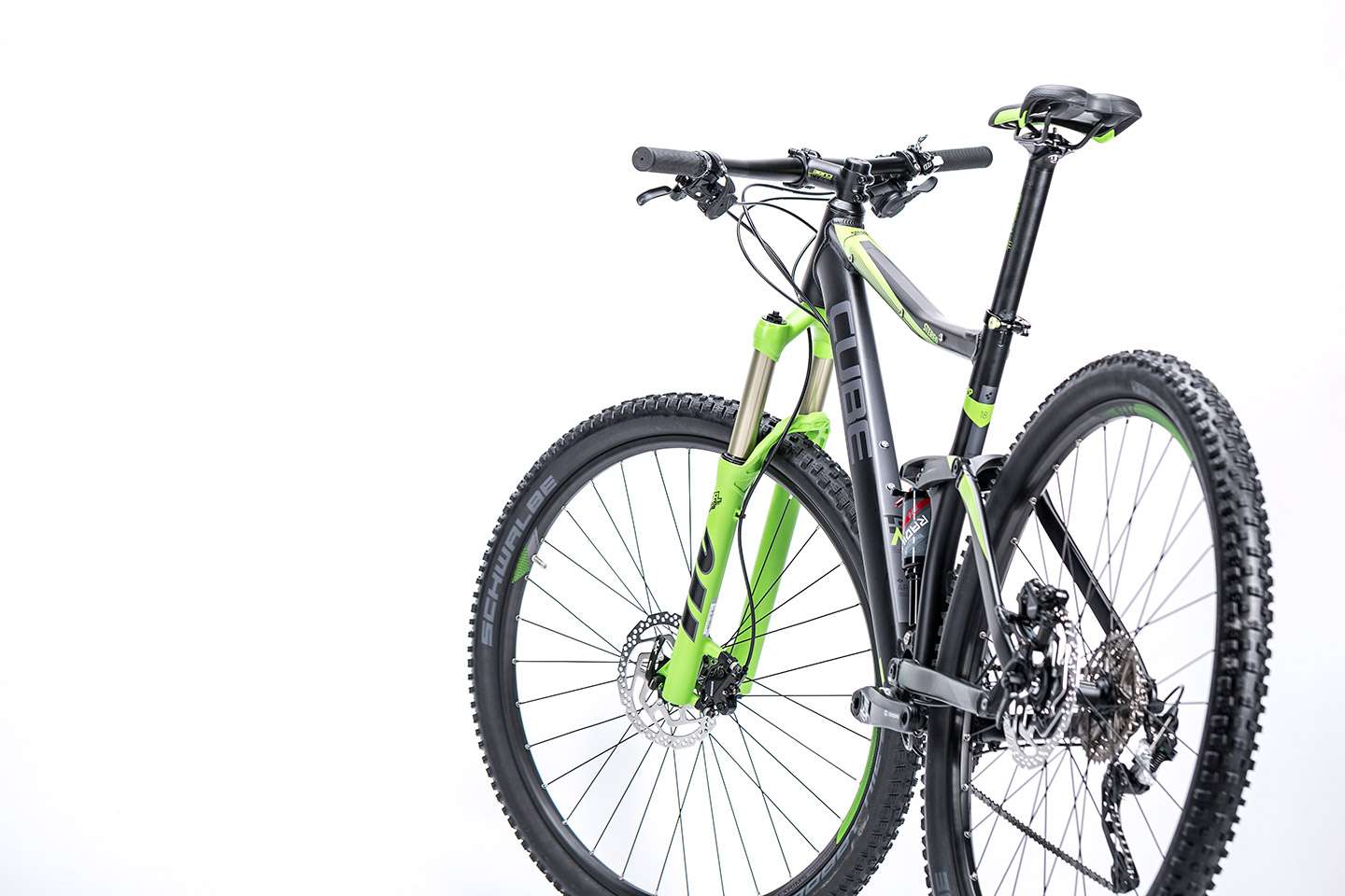 Cube Stereo 120 HPA 29 black´n´grey´n´green Full Suspension Mountainbike