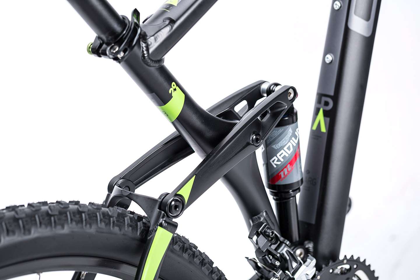 Cube Stereo 120 HPA 29 black´n´grey´n´green Full Suspension Mountainbike