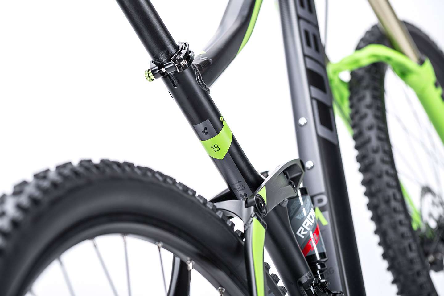 Cube Stereo 120 HPA 29 black´n´grey´n´green Full Suspension Mountainbike