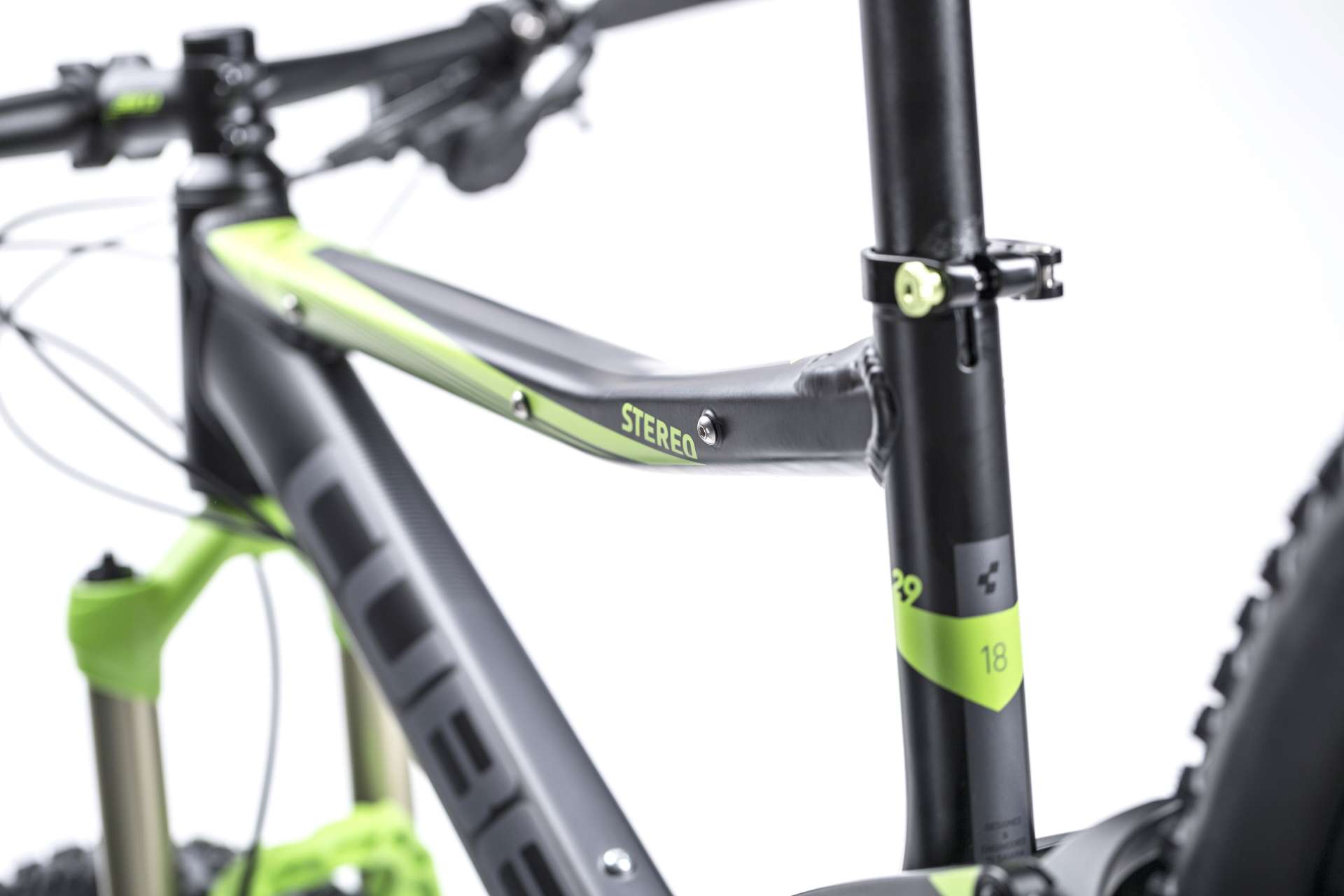 Cube Stereo 120 HPA 29 black´n´grey´n´green Full Suspension Mountainbike