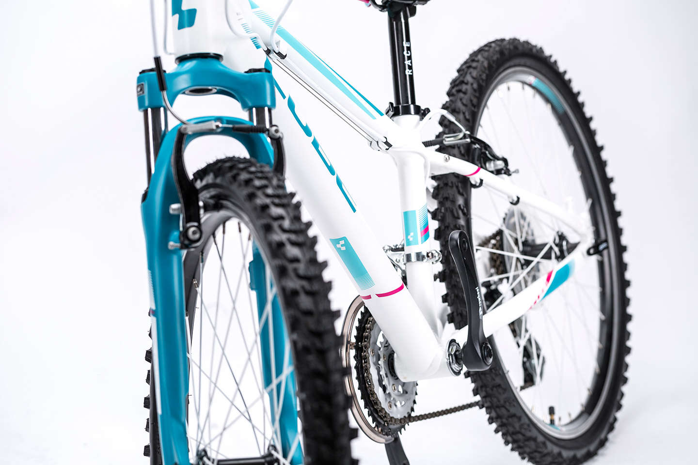 Cube Kid 240 Girl White´n´blue Kinder Mountainbike 24 inch