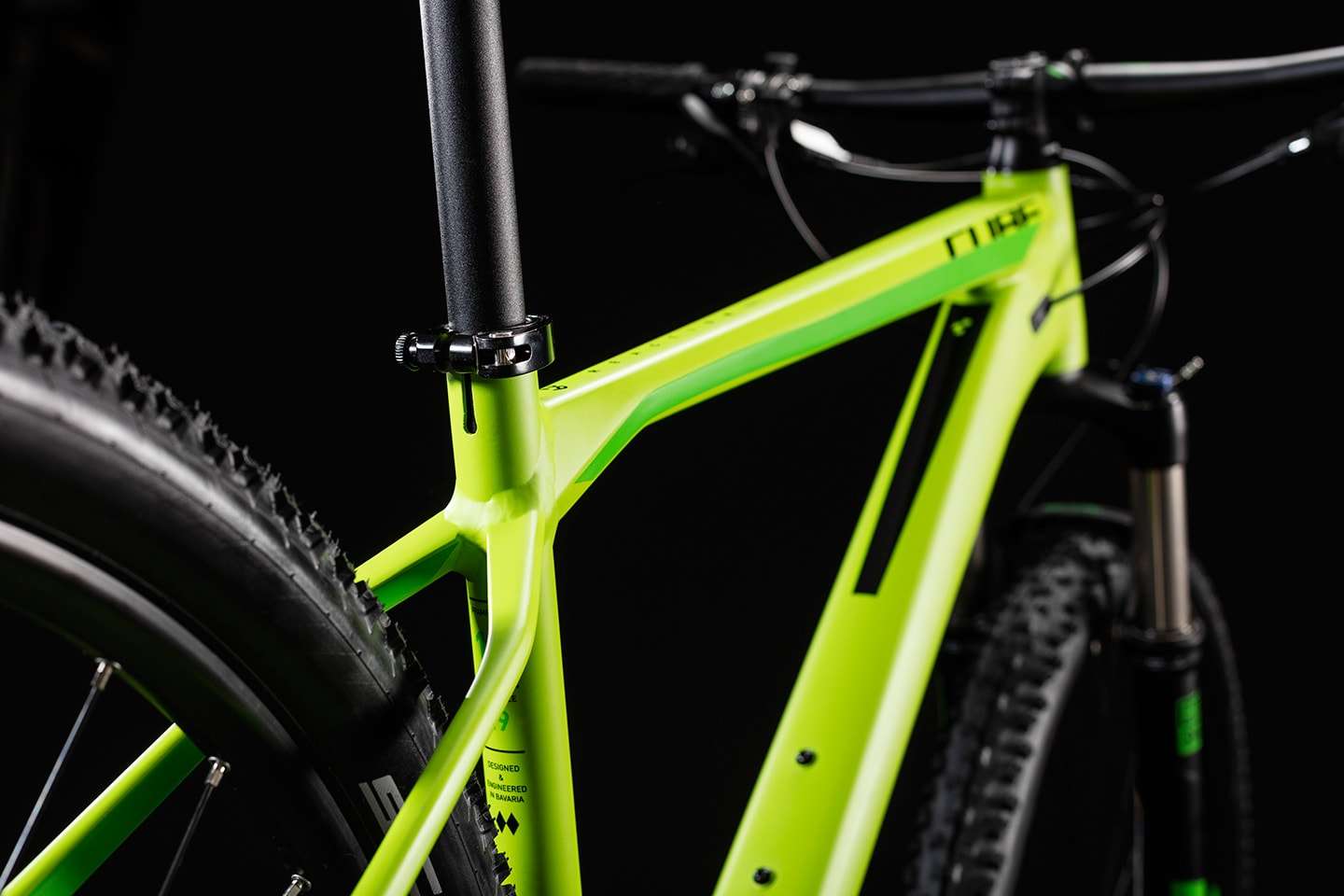 Cube Reaction Pro Green/Black Mountainbike Heren 29 inch