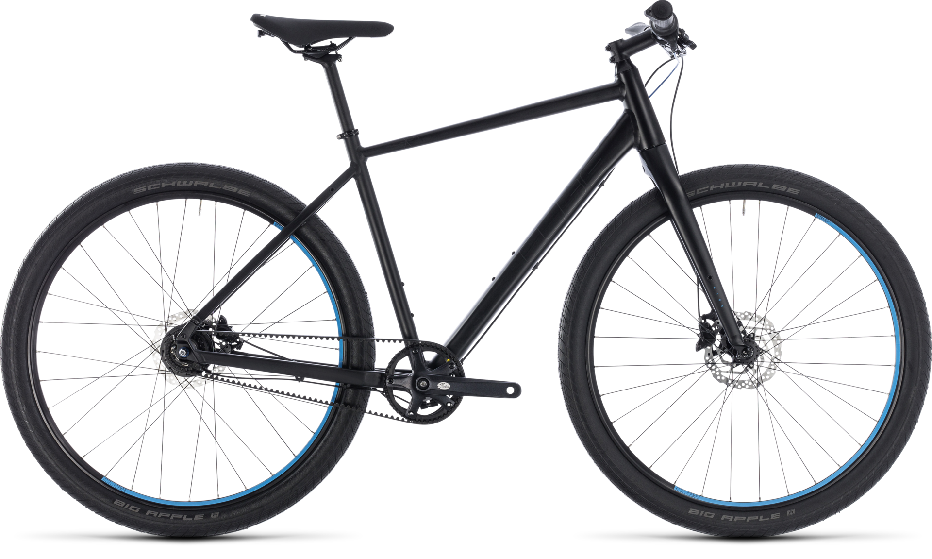 Cube Hyde Pro Black/Blue Trekkingfiets Heren