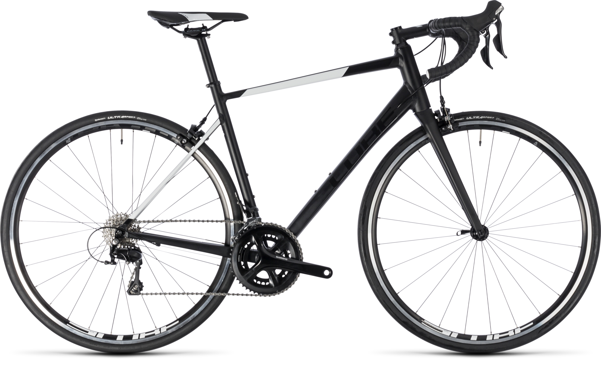 Cube Attain SL Black/White Racefiets Heren