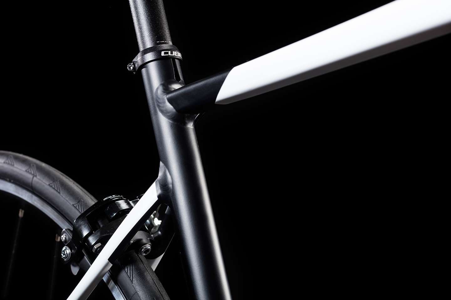 Cube Attain SL Black/White Racefiets Heren