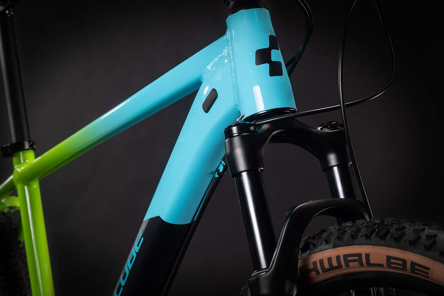 Cube Reaction Pro 29 Mountainbike Blauw/Groen Heren