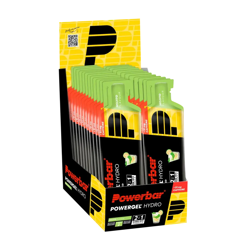 PowerBar PowerGel Hydro Mojito Caffeine Gel 24 stuks