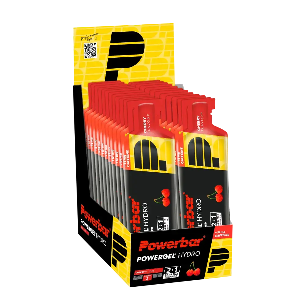 PowerBar PowerGel Hydro Cherry Gel 24 stuks