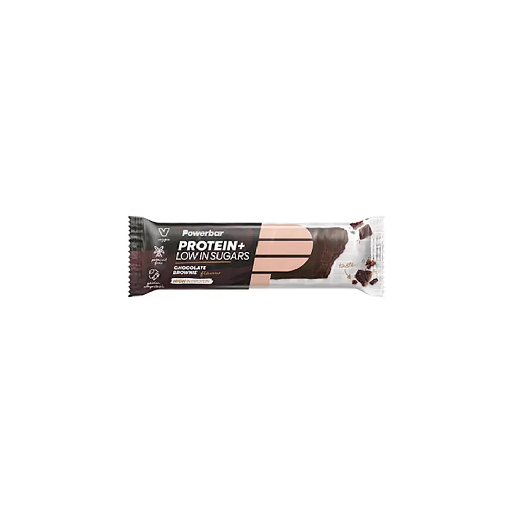 PowerBar Protein Plus Bar Low Sugar Repen Chocolade Brownie 16 stuks