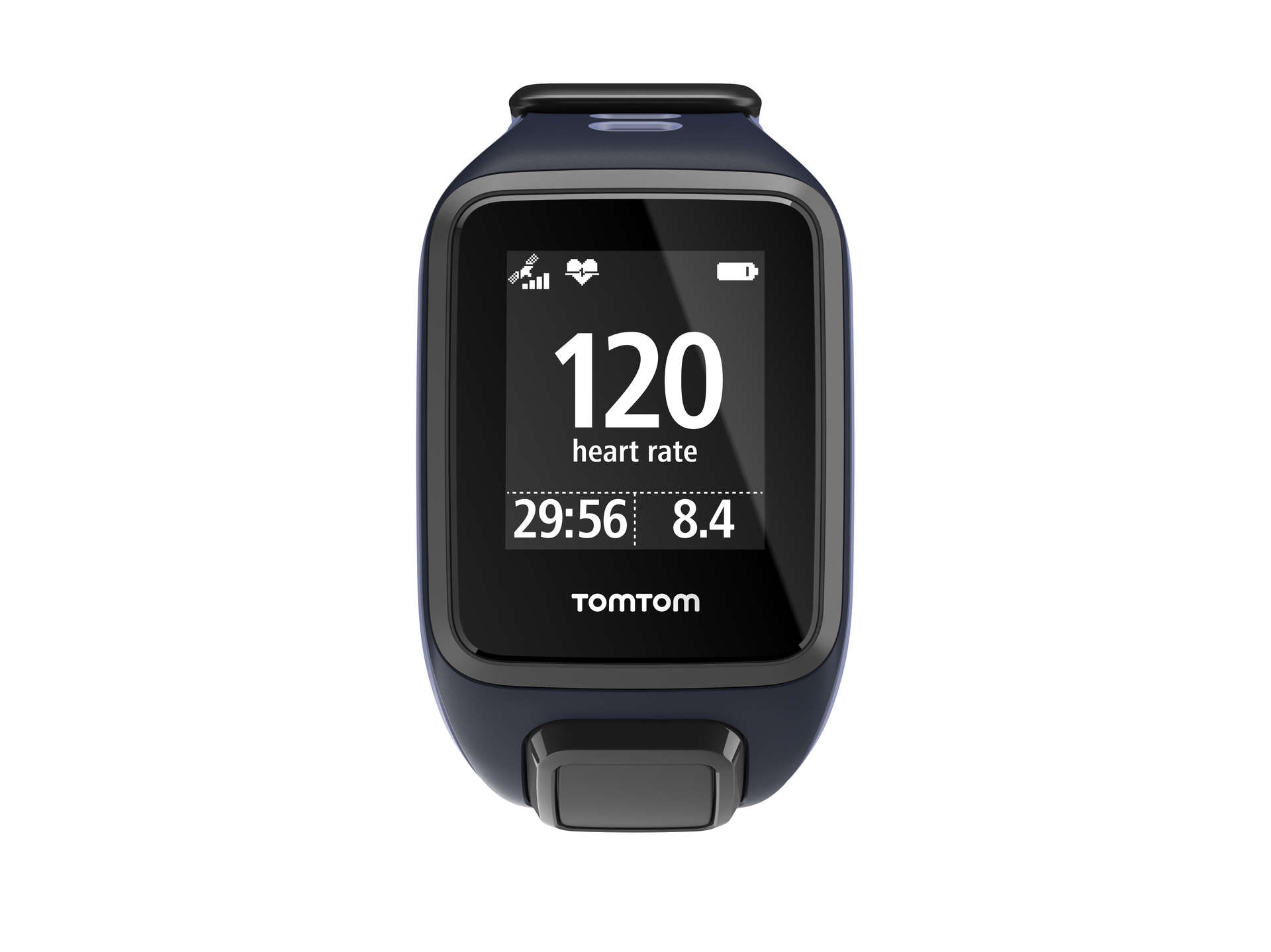 Verwaarlozing Matron Wegenbouwproces TomTom Runner 2 Cardio GPS-horloge Blauw/Paars koop je bij Futurumshop.nl