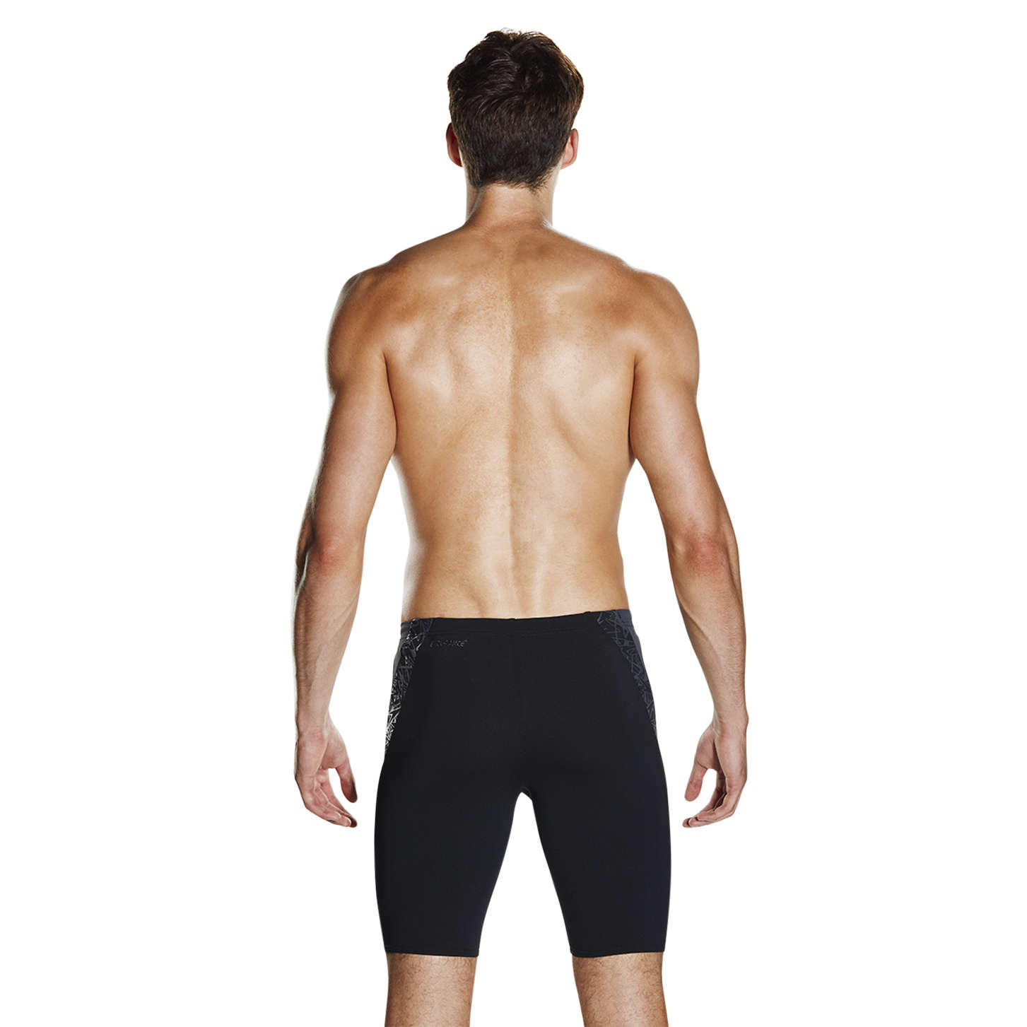 Speedo Jammer Boom Splice Zwembroek Zwart/Grijs Heren