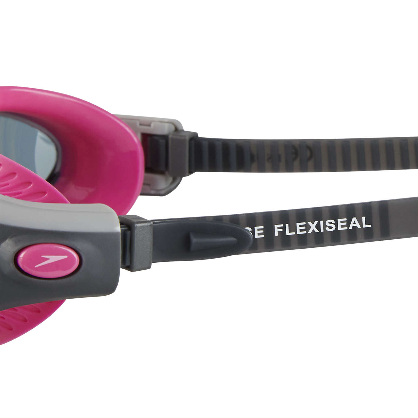 Speedo Futura Biofuse Flexiseal Zwembril Zwart/Roze Dames