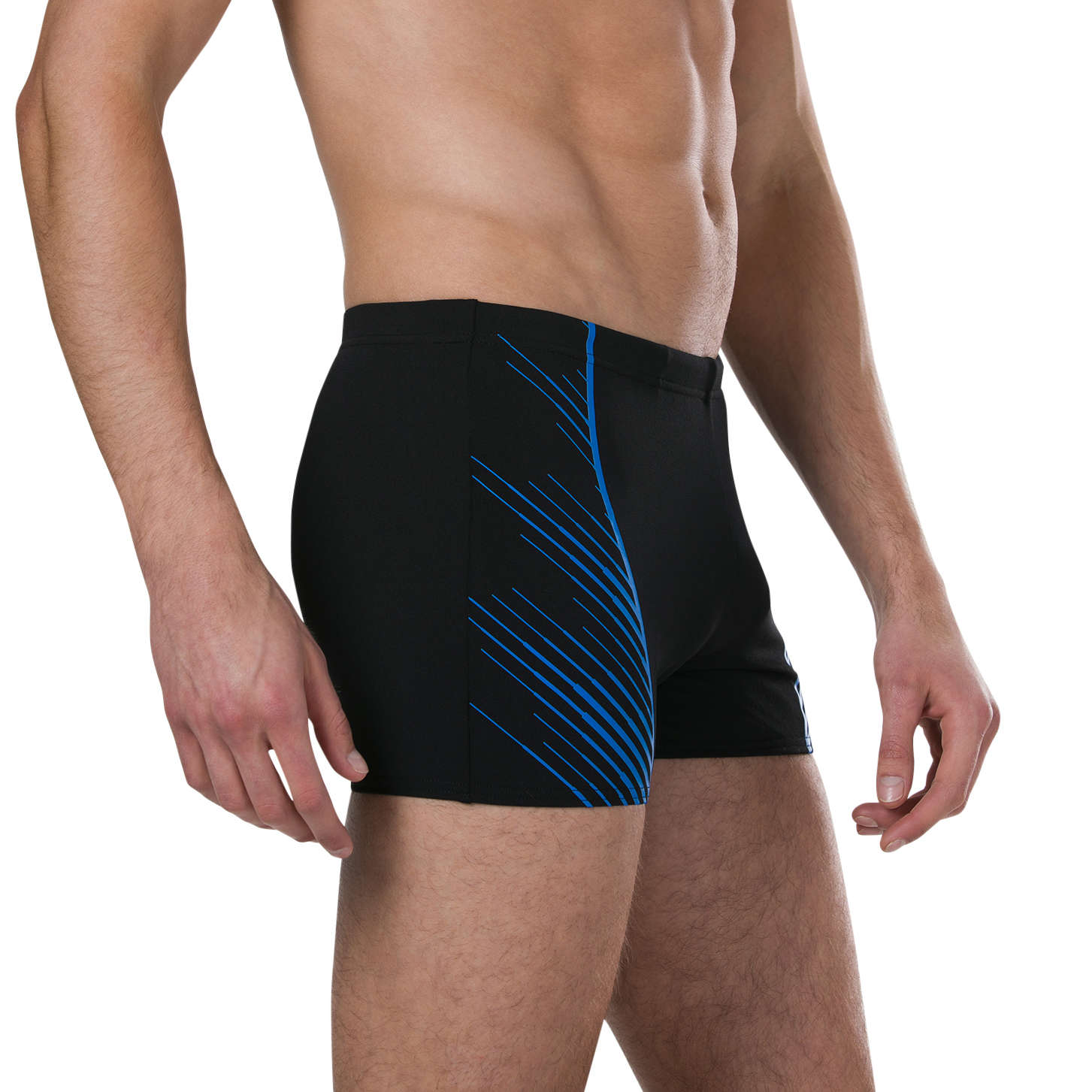 Speedo Aquashort Endurance Sport Zwembroek Zwart/Blauw Heren