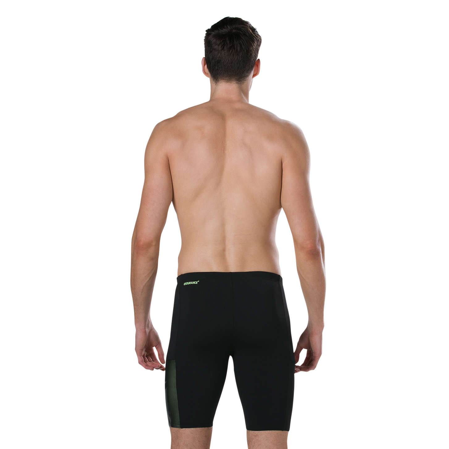 Speedo Jammer Mesh Panel Zwembroek Blauw/Geel Heren