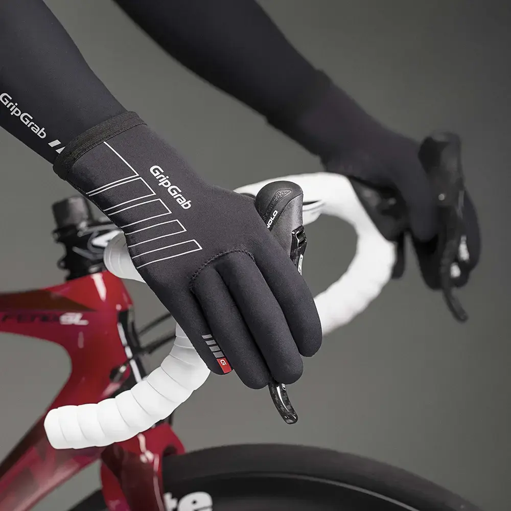 GripGrab Neoprene Fietshandschoenen Zwart/Zwart