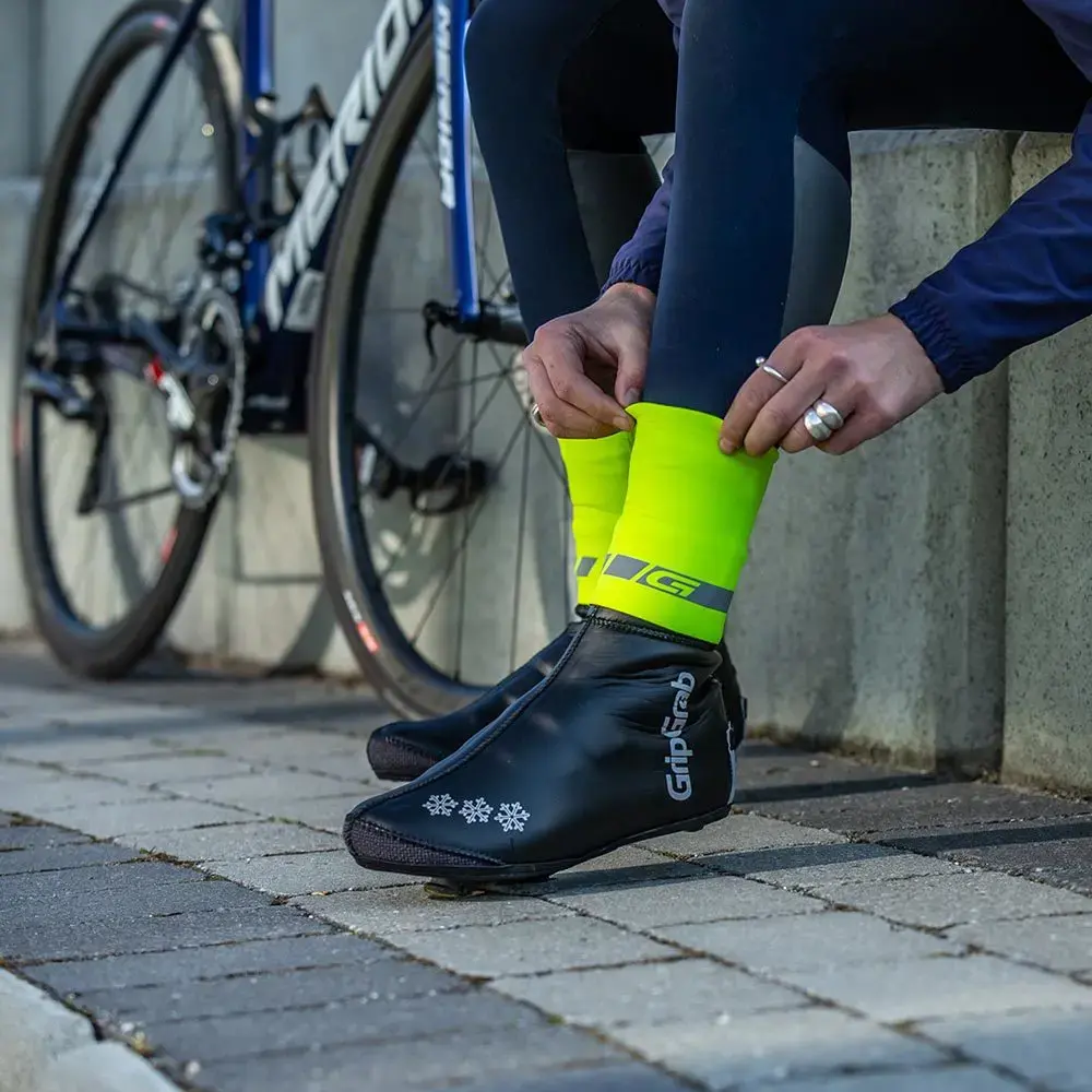 GripGrab CyclinGaiter Hi-Vis Geel