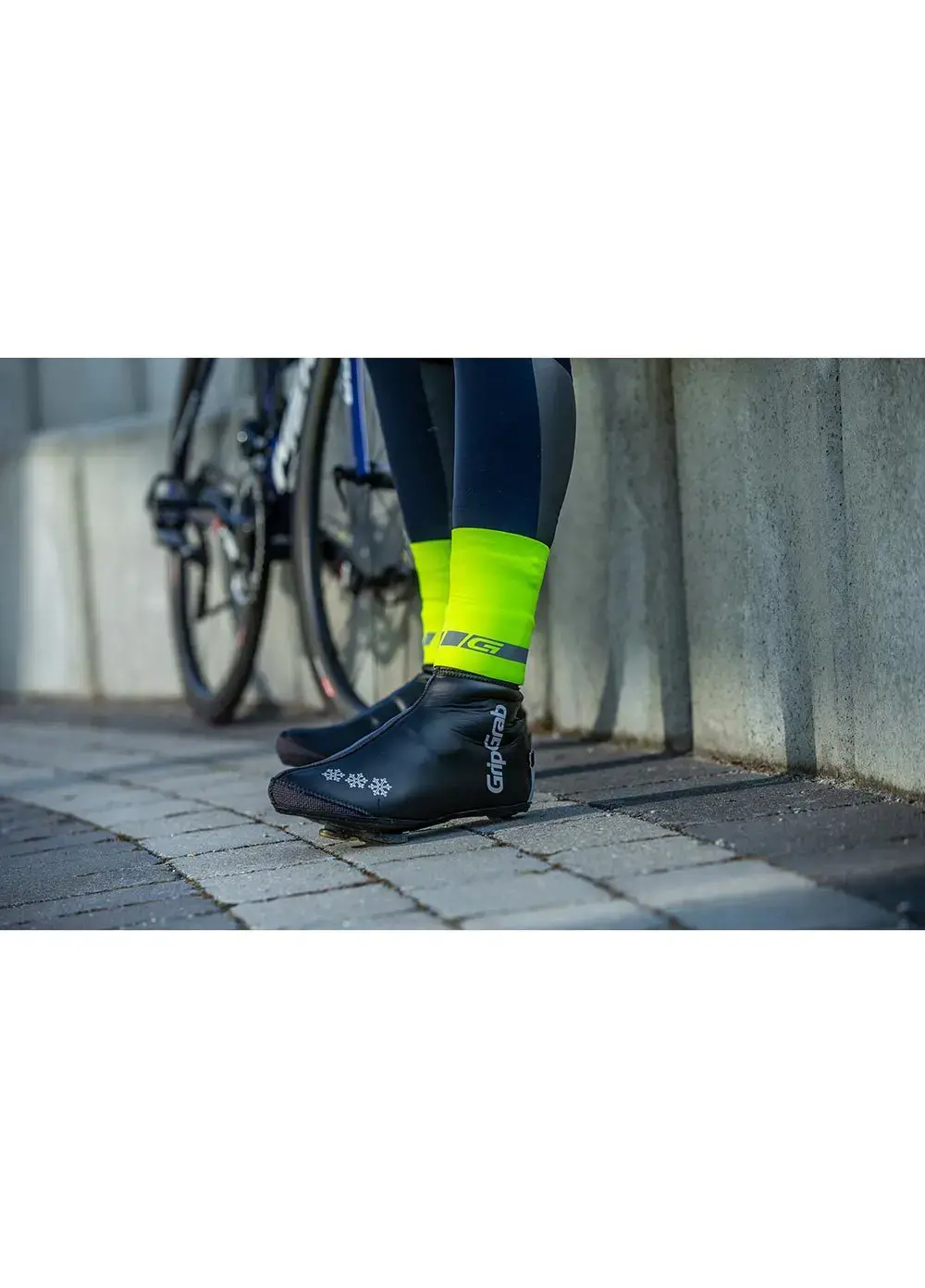 GripGrab CyclinGaiter Hi-Vis Geel