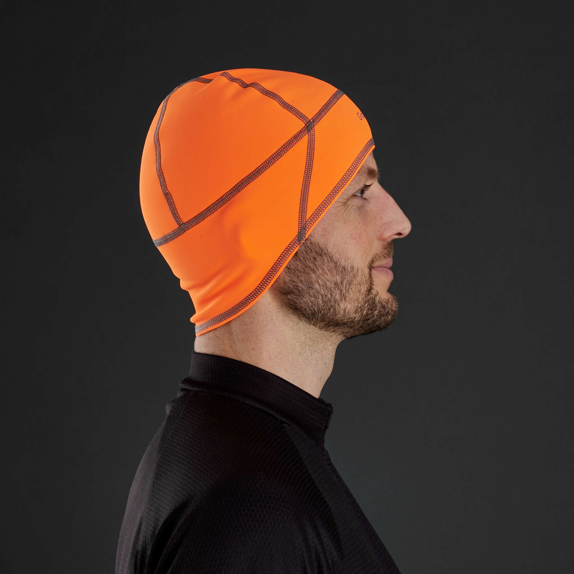 GripGrab Lightweight Thermal Skull Cap Hi-Vis Oranje