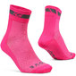 GripGrab Classic Regular Summer Fietssokken Hi-Vis Fluo Roze