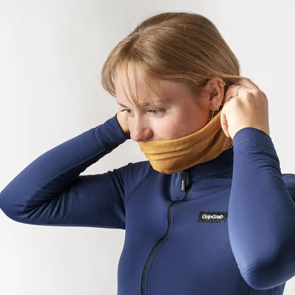 GripGrab Multifunctionele Neck Warmer Geel