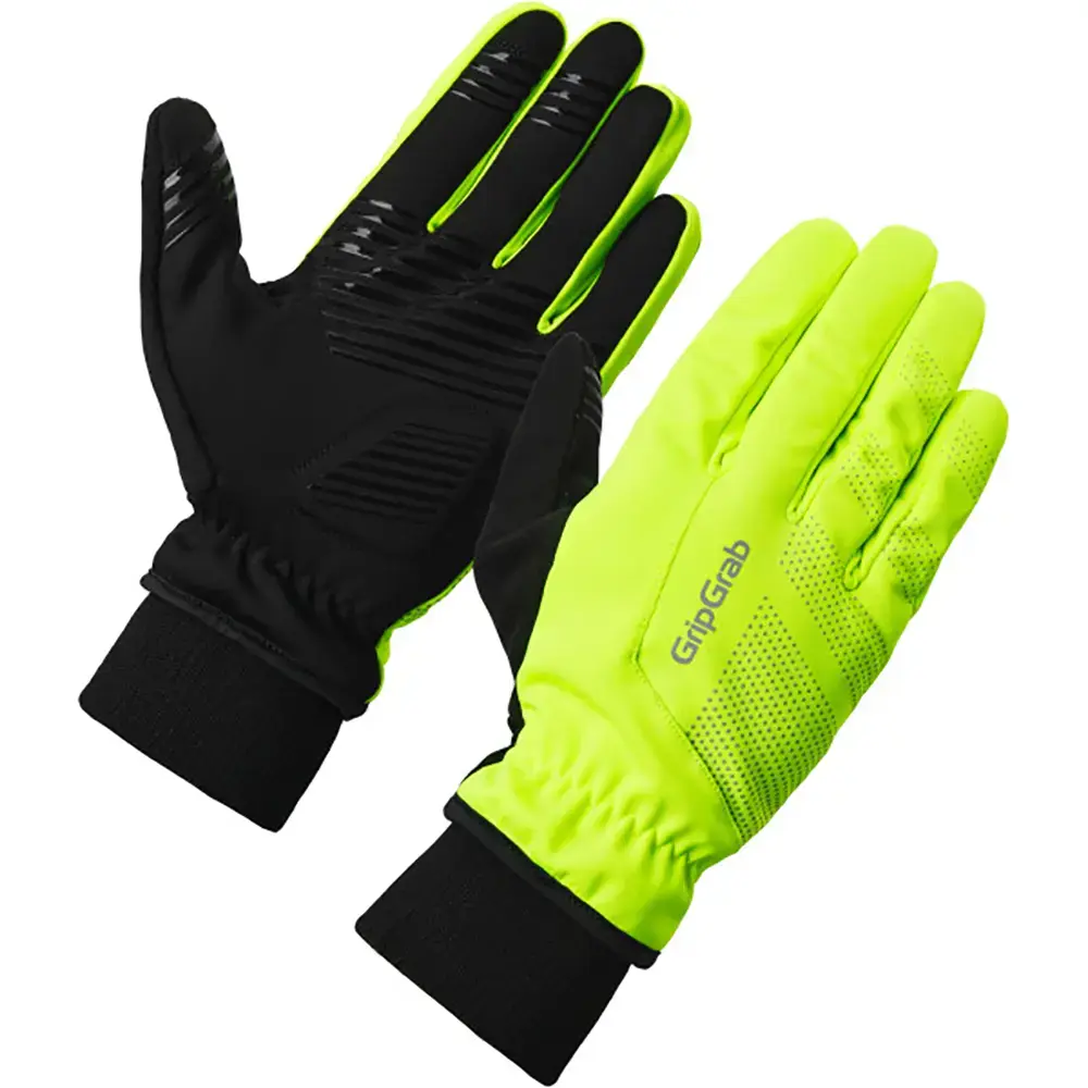 GripGrab Ride II Windproof Winter Fietshandschoenen Hi-Vis Geel