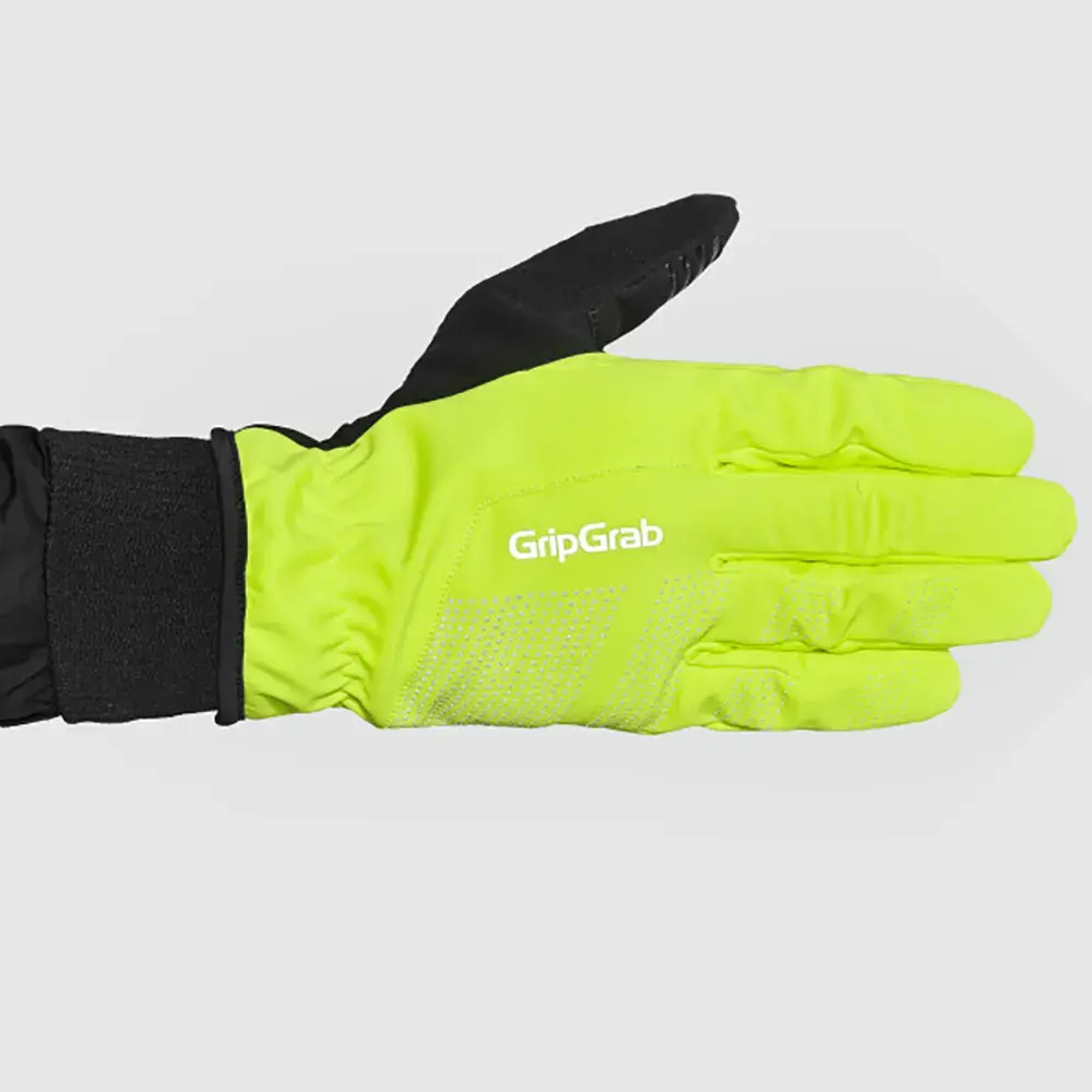 GripGrab Ride II Windproof Winter Fietshandschoenen Hi-Vis Geel