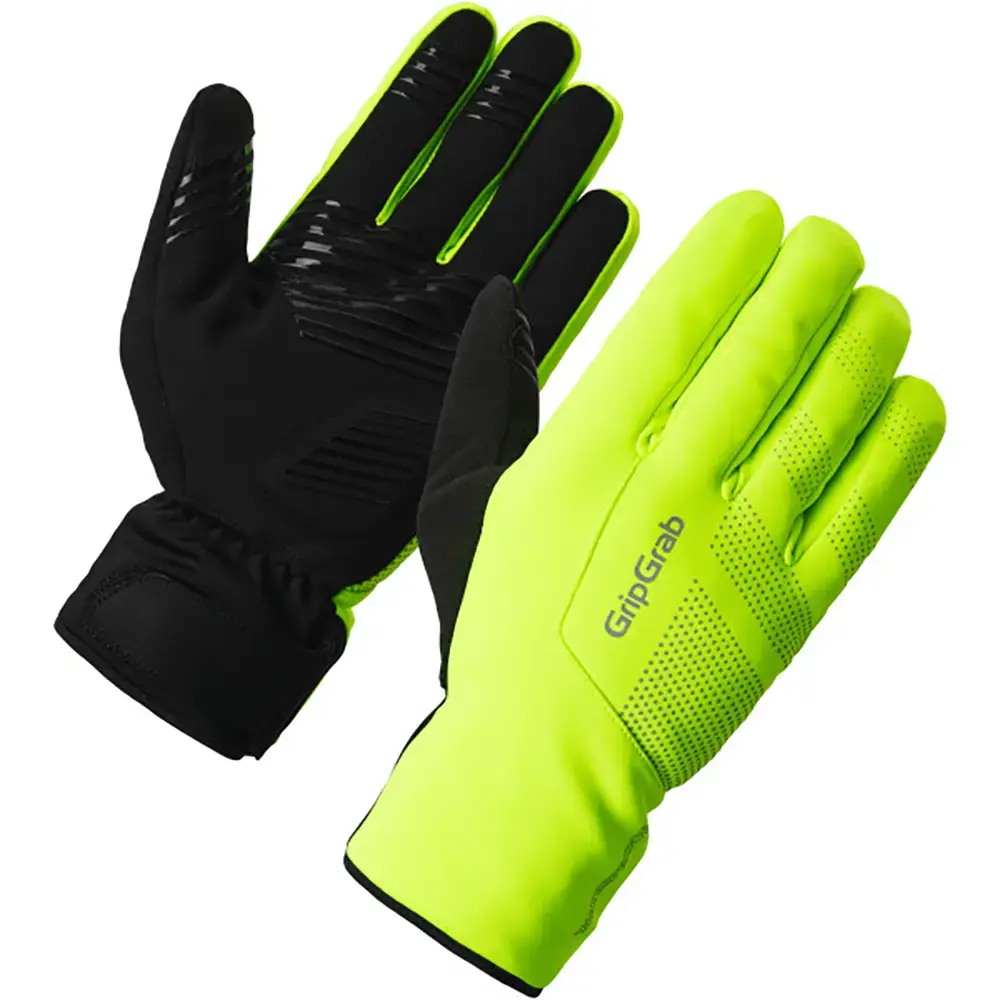 GripGrab Ride II Waterproof Winter Fietshandschoenen Hi-Vis Geel