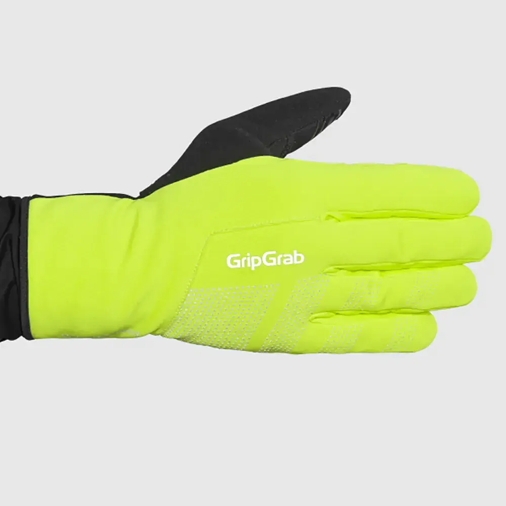 GripGrab Ride II Waterproof Winter Fietshandschoenen Hi-Vis Geel