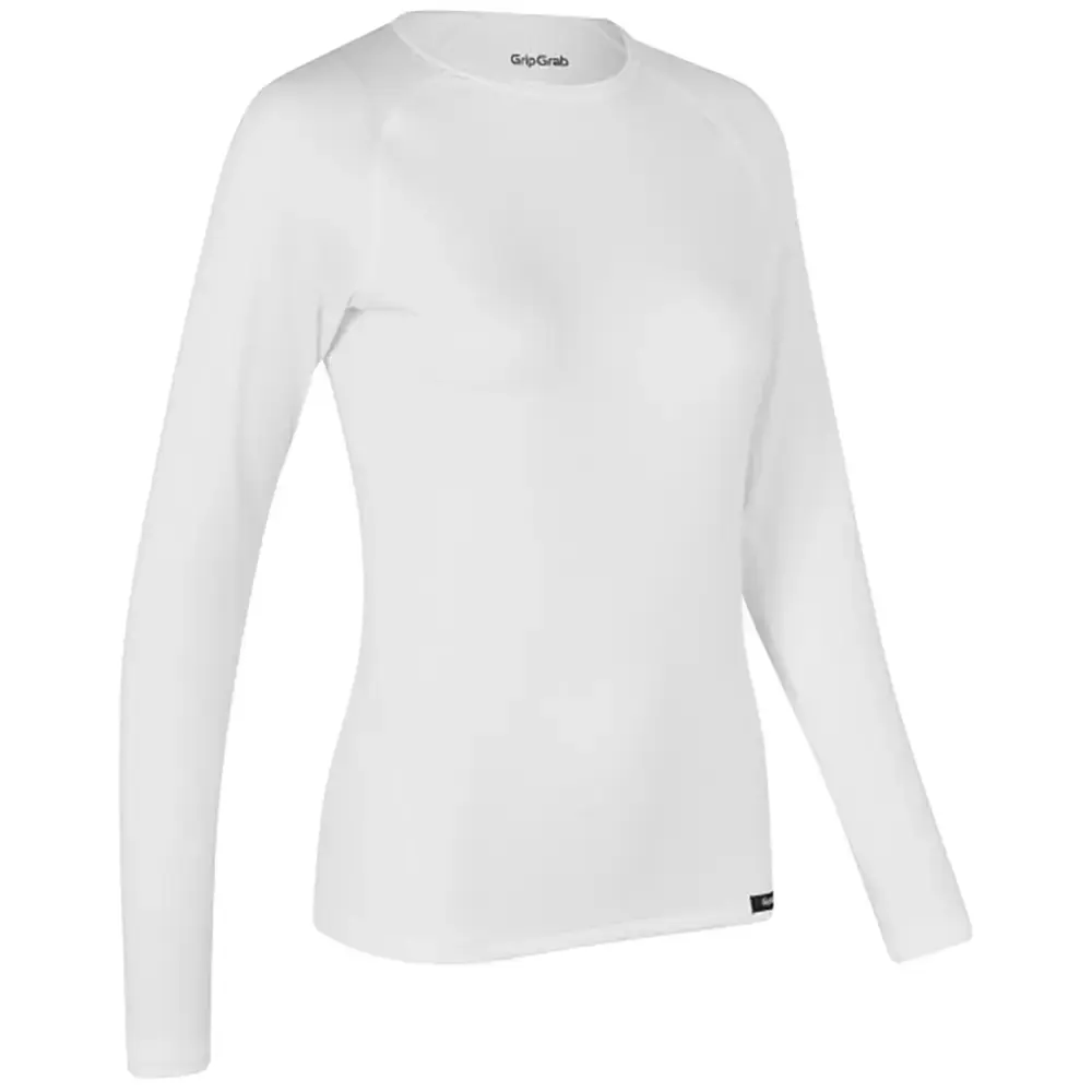 GripGrab Ride Thermal Thermoshirt Lange Mouwen Wit Dames