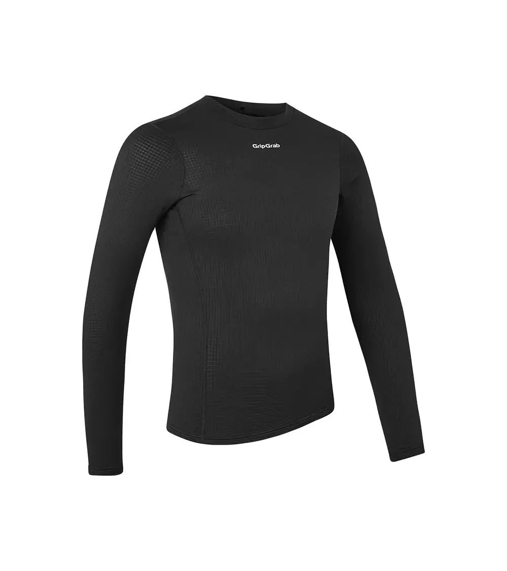 GripGrab Ride Winter Thermoshirt Lange Mouwen Zwart