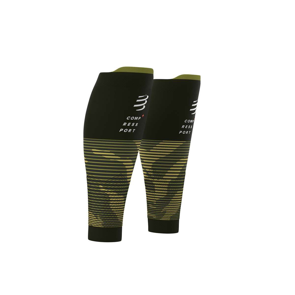 Compressport R2v2 Compressie Tubes Camo Groen