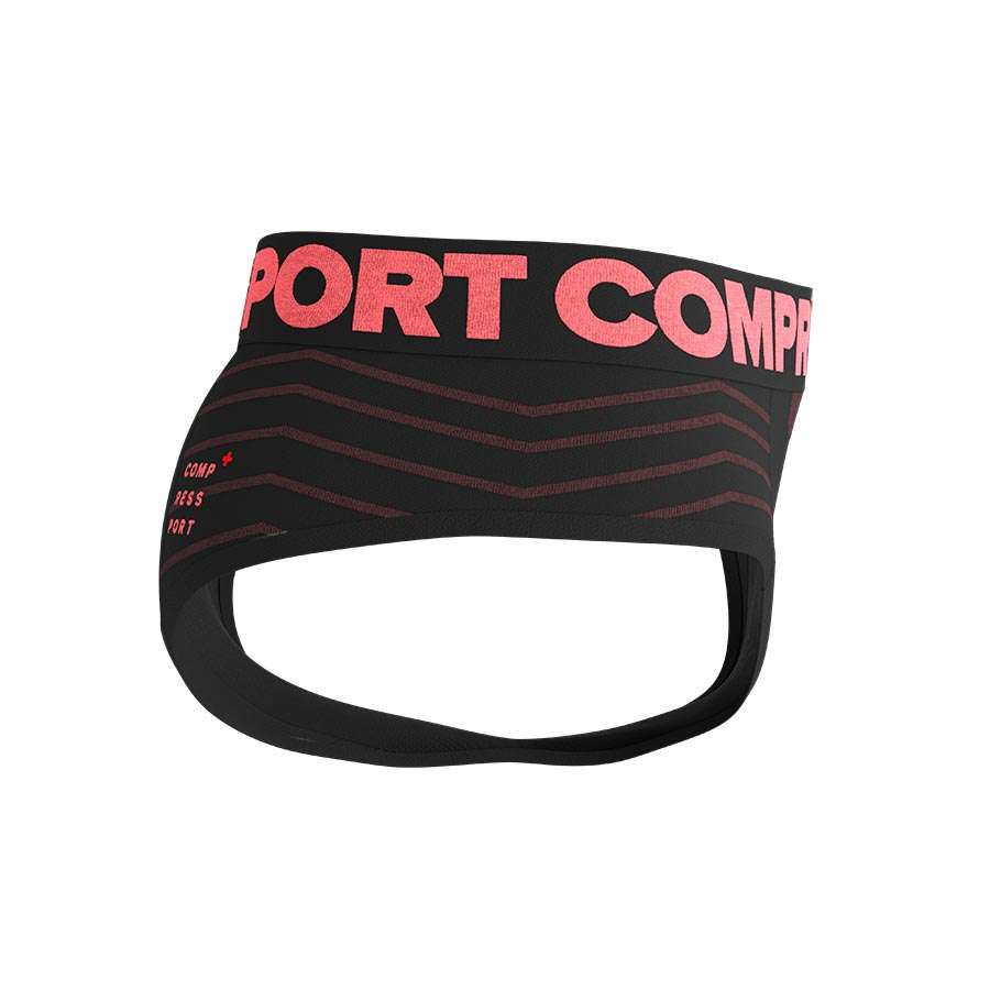 Compressport Seamless Boxer Zwart/Roze Dames