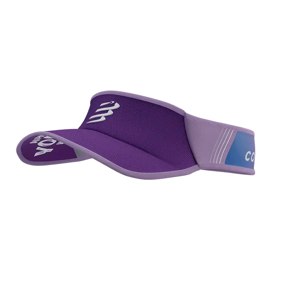 Compressport Visor Ultralight Paars/Wit