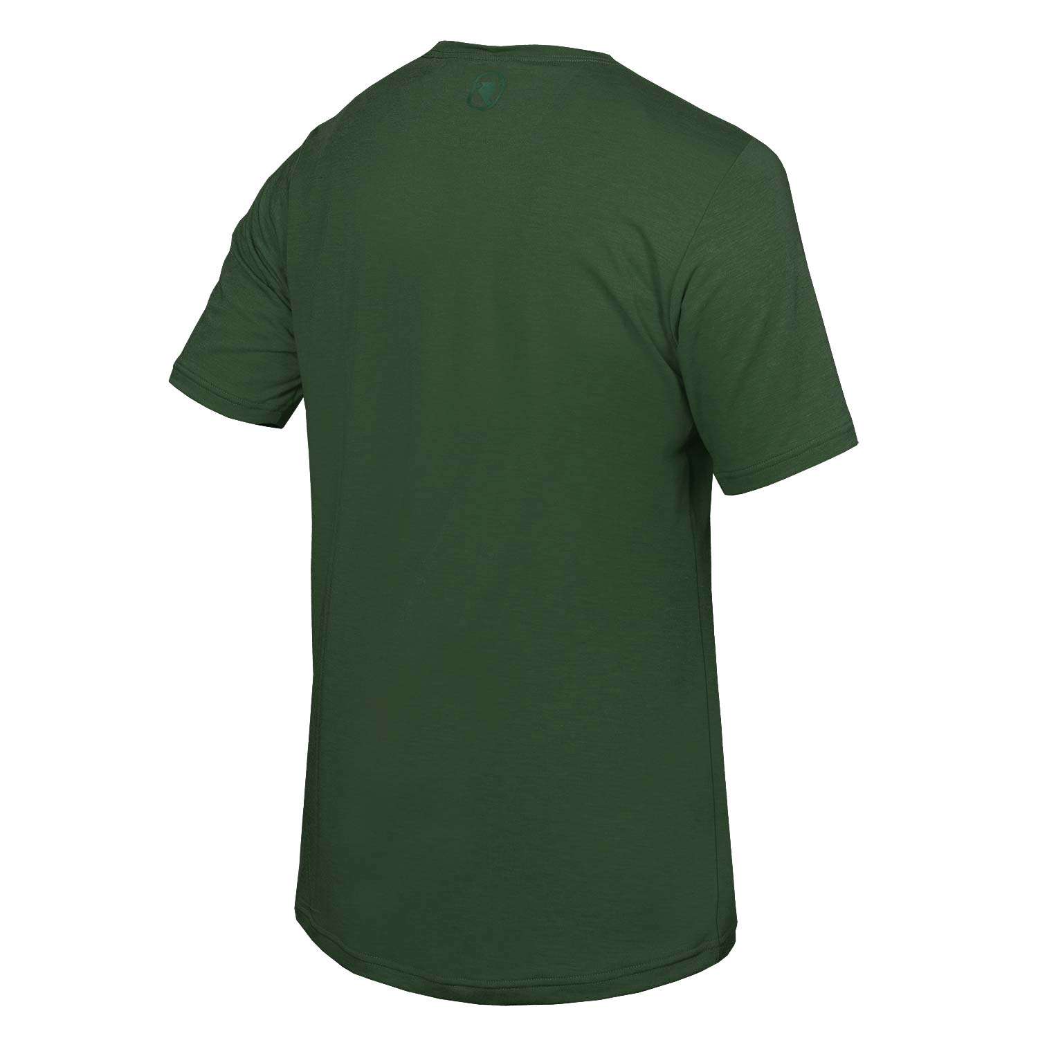 Endura SingleTrack MTB Fietsshirt Korte Mouwen Groen Heren