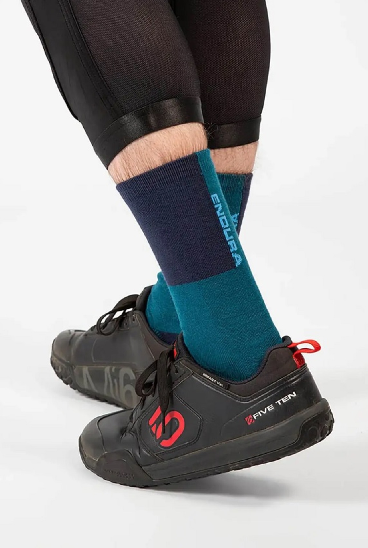 Endura BaaBaa Merino Winter Fietssokken Lichtblauw/Blauw